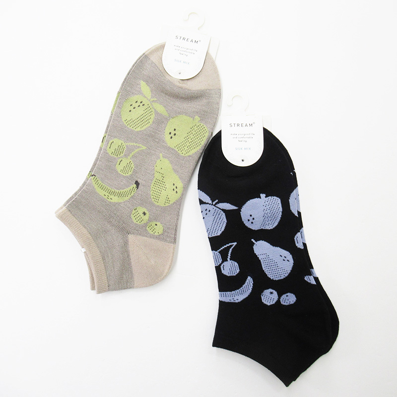 STREAM フルーツ柄スニーカーソックス